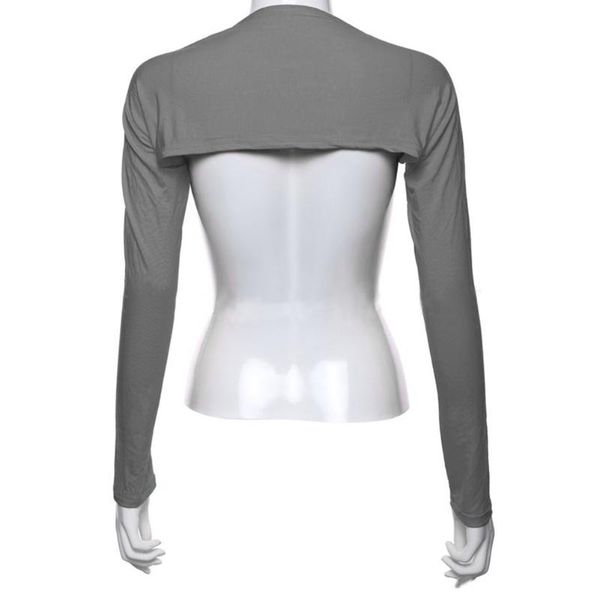 

adjustable great hi jab muslim one piece sleeves arm cover sunscreen shrug bolero modal size, Blue;gray