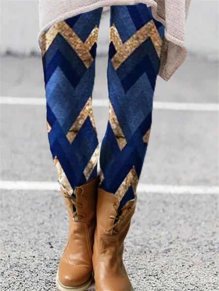 

2021 printed elastic versatile bottomed boots and pants for women, Black