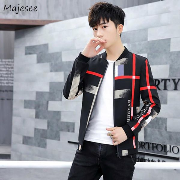 

jacket men zipper long sleeve plus size mens jackets and coats korean style males casual slim fit clothes fashion, Black;brown
