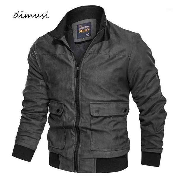 

men's jackets dimusi mens bomber jacket fashion men streetwear hip hop coats man windbreaker slim army tactical baseball clothing1, Black;brown