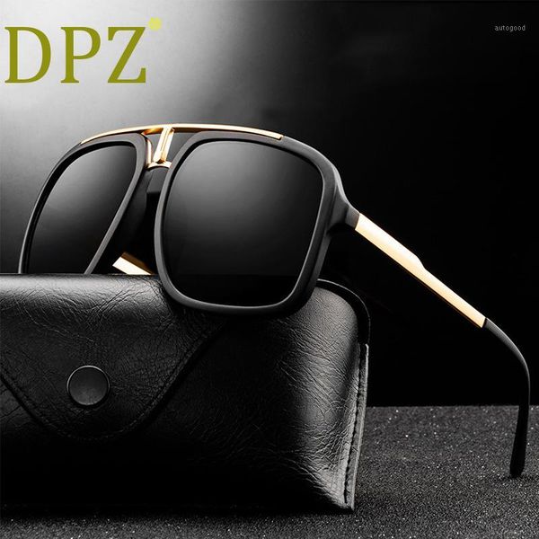 

sunglasses 2021 dpz fashion retro trend men's big frame metal couple frog mirror woman pilot sunglasses1, White;black