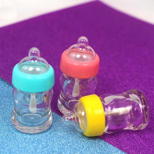 

5pcs lot 6ml cute milk bottle lip gloss tube empty bottle lipstick tube plastic transparent cosmetic packaging container swy wmtryc xhhair