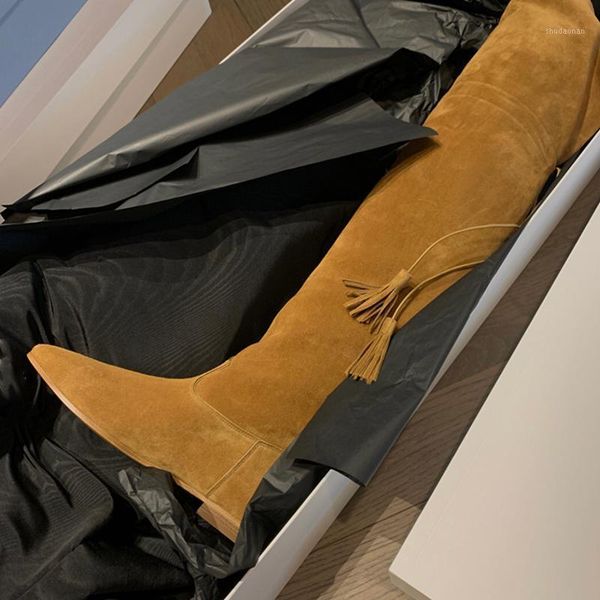 

boots women's over knee low heels lace up back black brown us size 4.5-9 shoes b61