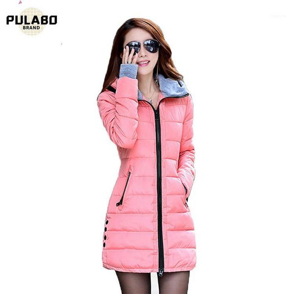 

hoodies print parka mujer winter coats women thicken velvets plus size liner pockets loose warm ladies down cotton jacket1, Black