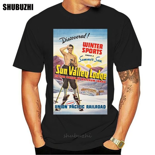 

sun valley winter sports decal poster t shirt snow ski ketchum idaho male brand teeshirt men summer t shirt sport hooded sweatshirt hoodie