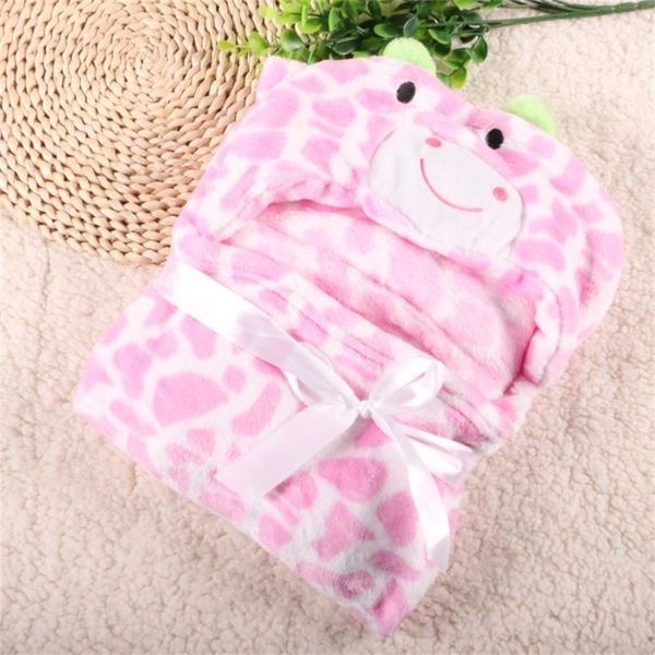 

15 designs wholesale newborn baby hooded blanket animal shapes cloak lovely soft towels blankets y201009