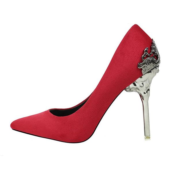 

dress shoes women comfortable pumps high heels pointed toe shallow party wedding 2021 summer arrive 1723-1, Black