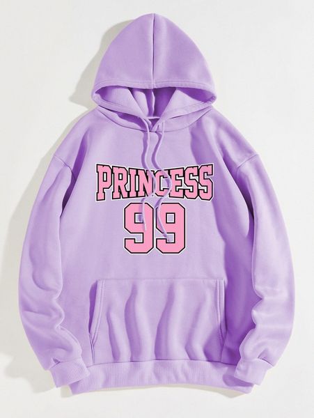 

letter graphic drawstring thermal lined hoodie 17wo#, White;black