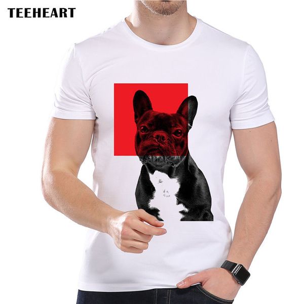 

мужские lastest 2019 простой стиль симпатичные французский бульдог собака животное дружественные прекрасный смешные jokeche guevara футболка