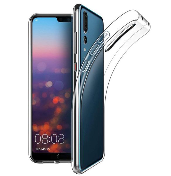 

10pcs ultra-thin transparent soft tpu phone case for huawei p30 pro 20 10 lite mate 30 pro 20 lite shockproof protect cover capa