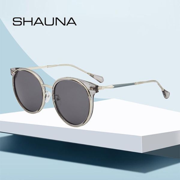 

sunglasses shauna retro round women uv400, White;black