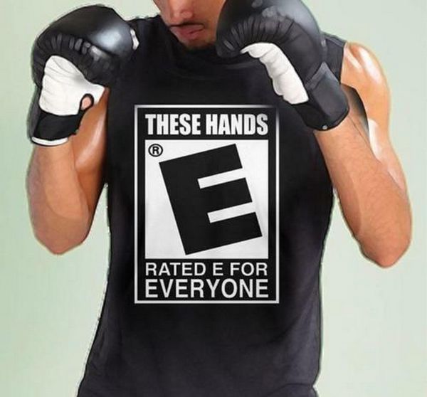 

these hands rated e for everyone t shirt black cotton men s-3xl made in usa fitness tee shirt sport hooded sweatshirt hoodie