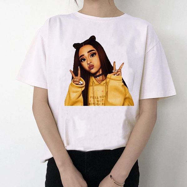 

maycaur fashion women tshirts cartoon girls tees shirts harajuku kawaii female graphic t-shirts cute tees funny clothing, White