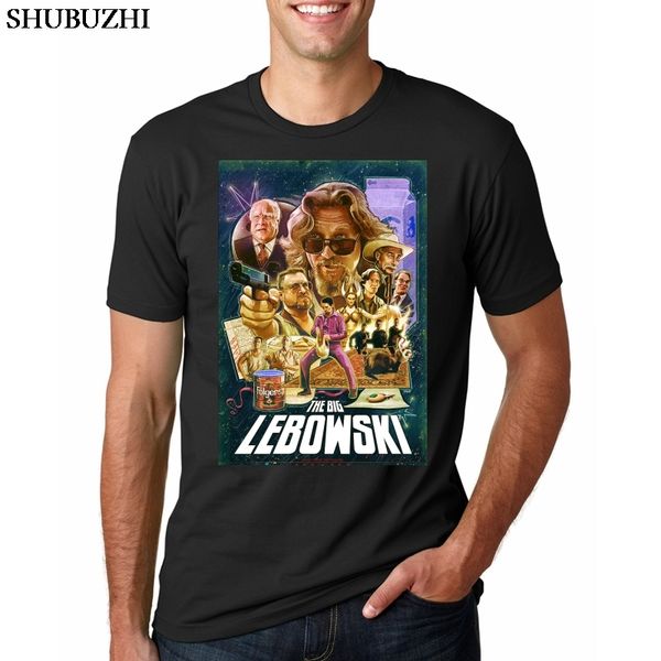 

большая большой лебовски tshirt человек с короткого рукавом crewneck мужчина рубашки камиза masculina 3 спорт толстовка с капюшоном толстовк