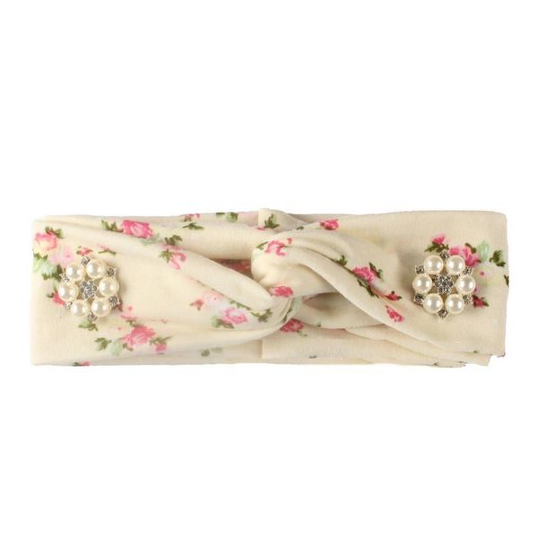 

2020 fashion women retro print button hairband button knotted stretch hairband mask yoga headband sports hair acc jllaiz