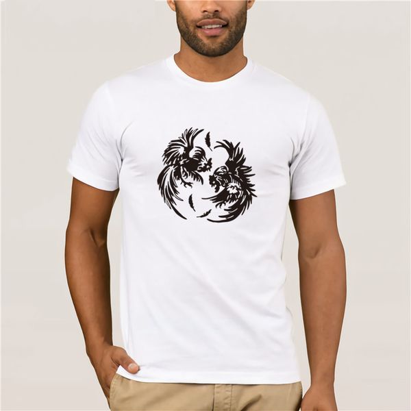 

men's print casual t-shirt popular personality men t shirt ying yang gallos by rollinlow black men tee shirt sport hooded sweatshirt ho