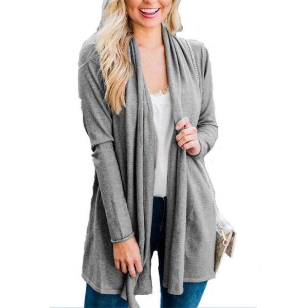 

vicabo осень зима письмо печати серый кардиган повелительница с длинным рукавом повседневная coat однобортный женские трикотажные свитера, White