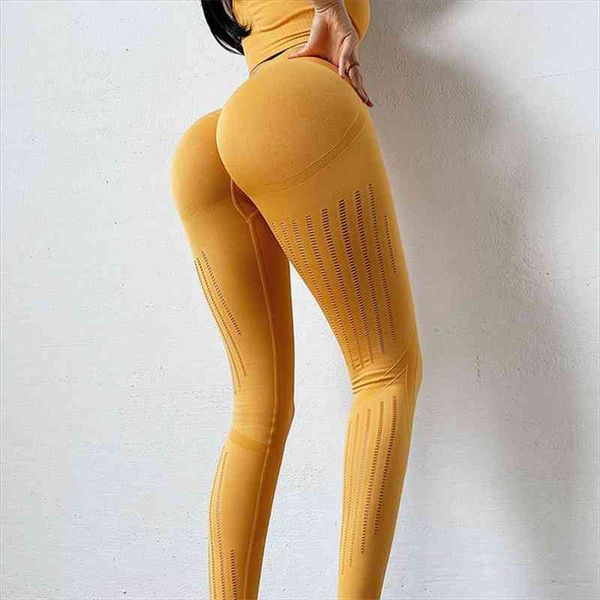 

mesh push up fitness leggings women sports pants high waist leggins wine red gym legins seamless hollow out colthes, Black