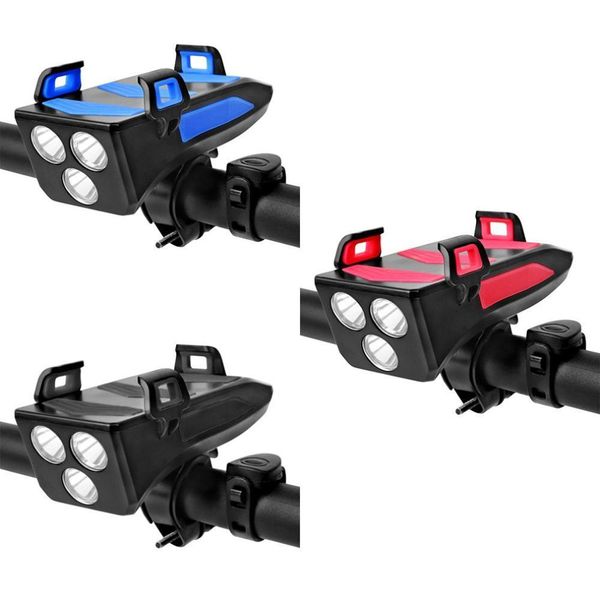 

4 в 1 велосипед зарядка treasure rack держатель speaker фара mountain road bike мобильный телефон поддержки кронштейн