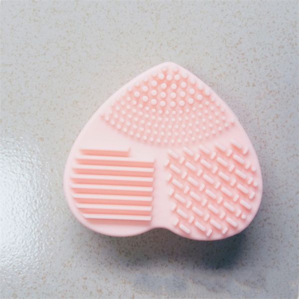 

silicone makeup brush cleaner colorful brushs wash eggs hearts shape washings makeup tool convenient and quick 1 55hr e2