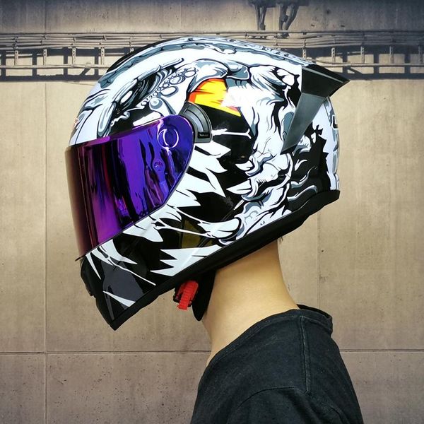 

los cascos de seguridad para motocicleta están aprobados por dot cascos de doble lente, todos los alta velocidad y