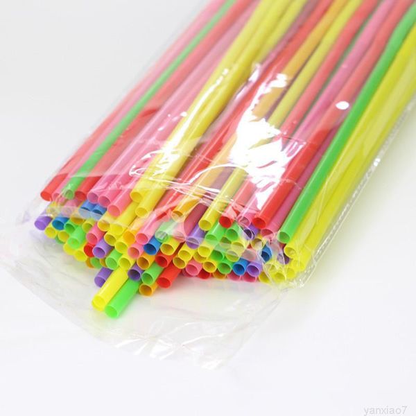 

plastic disposable dringking straw adjustable colorful creative straws for party a08