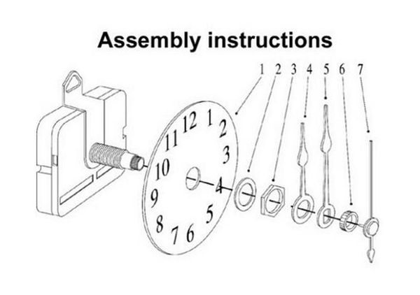 

new arrive quality quartz clock movement mechanism parts tool set with bbywes bdesports
