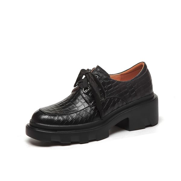 

pumps 2021 women's natural 22-24.5cm in standard upper stone relief + pig skin inside shoes europe and black america 1 xkd6