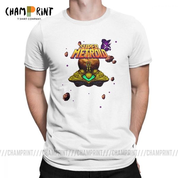 

sport funny super metroid t-shirts for men o neck pure cotton t shirt short sleeve tee shirt birthday gift