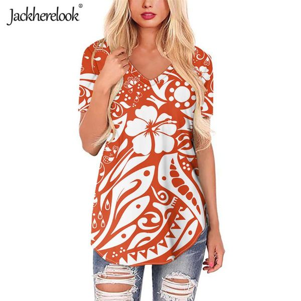 

jackherelook short sleeve harajuku blouses for womens samoa polynesian floral casual plus size ladies vintage shirts mujer, White