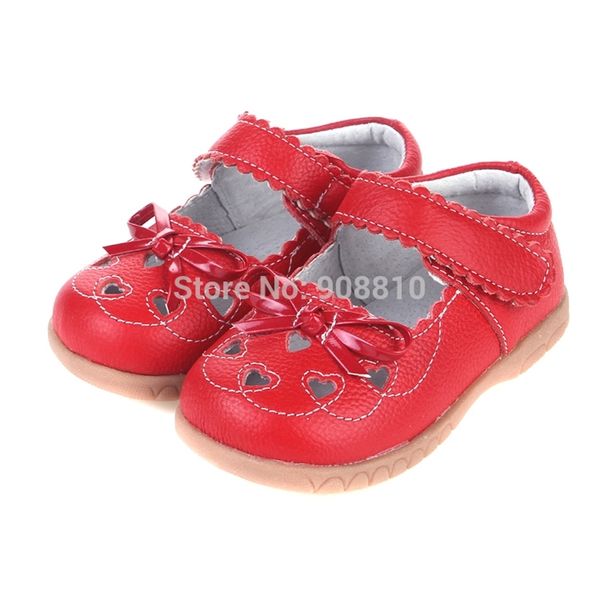 

baby girls leather shoes mary jane with heart cut-outs butterfly white pink red wholesale retail and y201028