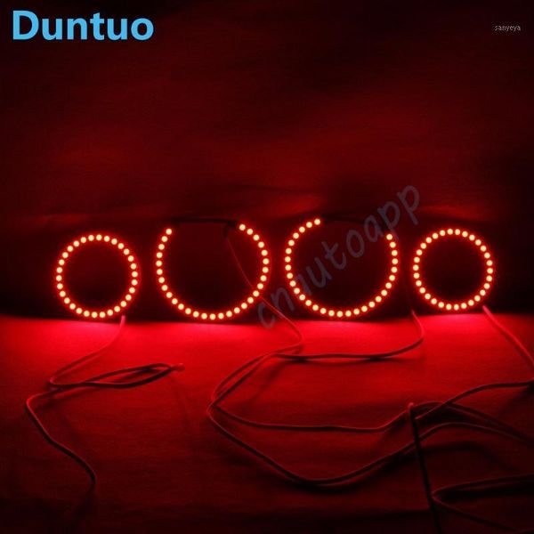 RGB Angel Eyes Farol de carro Halo Ring Bluetooth Wireless RF IR Controller DRL para 6 Angel Eyes M6 2003-2007 One Set1