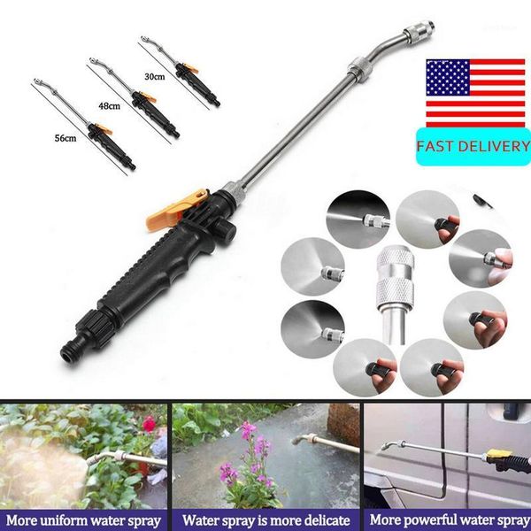 

30/48/56cm car high pressure water gun jet garden washer hose wand nozzle sprayer watering spray sprinkler cleaning tool1