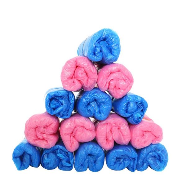 

disposable gloves 100pcs outdoor shoes cover case plastic anti droplet dust rain shoe covers waterproof pouch