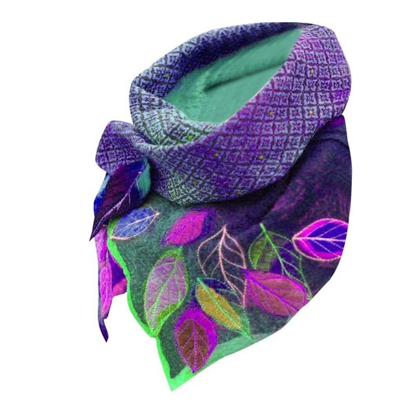 

scarves women casual printing scarf fashion retro multi-purpose shawl button shawls autumn winter bandanna female headscarf, Blue;gray