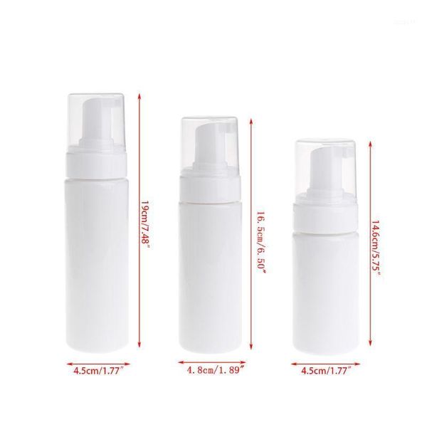 

foaming soap pump shampoo dispenser lotion liquid foam bottle container portable q84b1