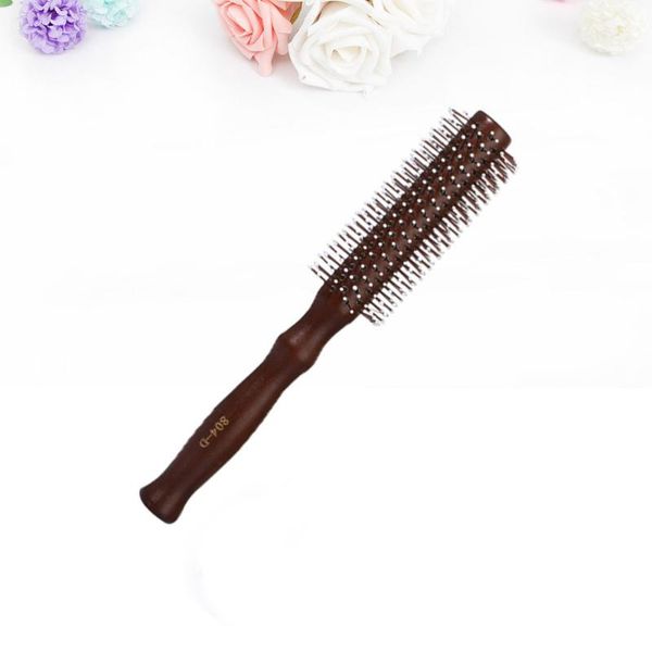 

1pc comb high-temperature resistant roller comb round for lady women girls, Silver