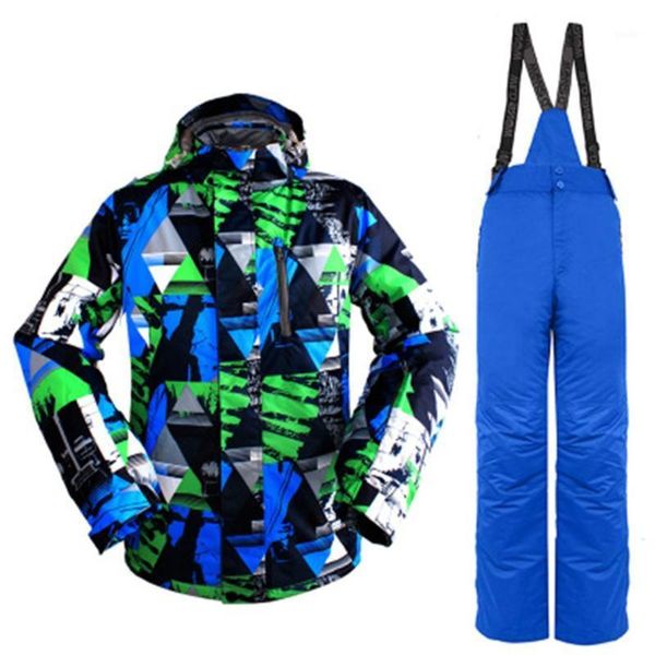 

2020 winter snow jacket men ski suit m-xxxl female snow jacket and pants windproof waterproof colorful clothes snowboard sets1