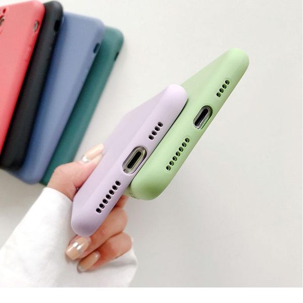 

case for iphone 11 pro x xr xs max 7 8 6 6s plus se2 liquid sile skin feel soft camera pr wmtucr