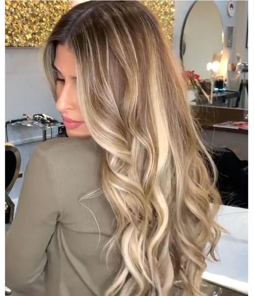 

2021 new wig light brown long curly hair big wave european and american daily party wig spot rose net, Black