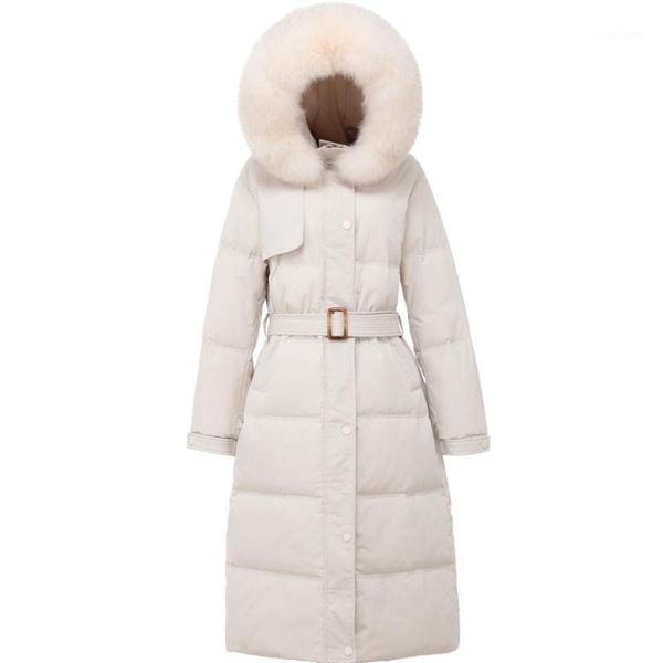 

women winter down jackets thick warm long jacket down coat1, Black