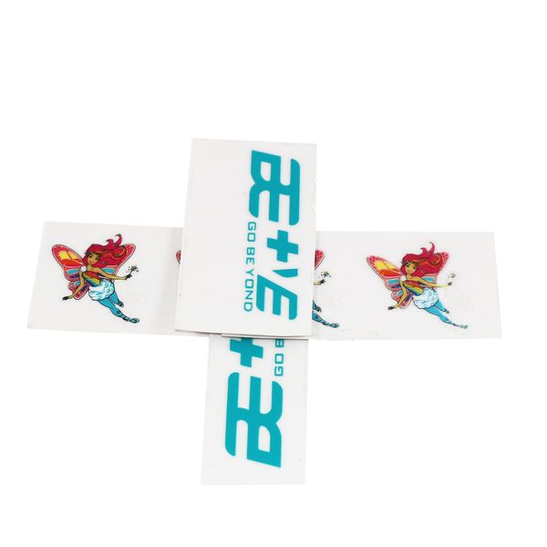 Etichette adesive con logo in PVC trasparente a colori personalizzate Etichette stampate Foglio stampato Adesivi autoadesivi aziendali durevoli Promozionali per esterni