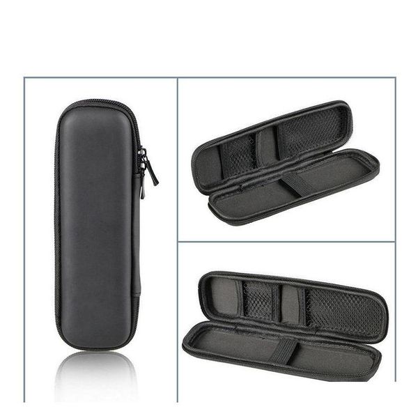 

black pen case portable eva hard shell pen holder office stationery case pouch earphone makeup storage bag lx1722 qvsas