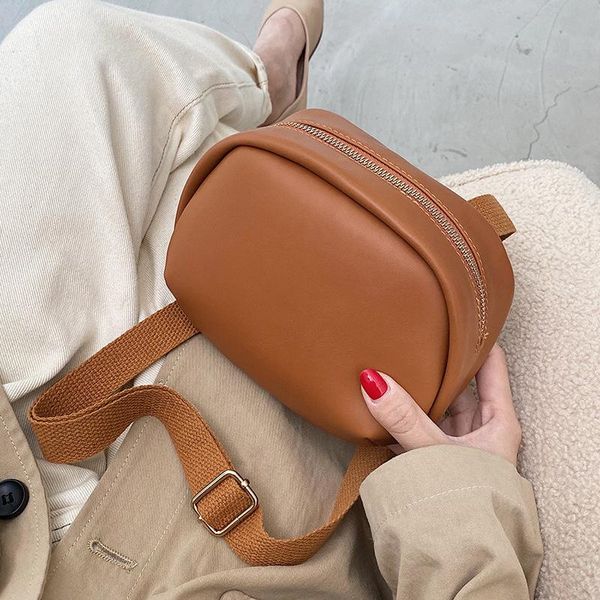 

retro brown design simple women flap shoulder bags girls crossbody bags handbags purses for ladies chest bolso female 2020