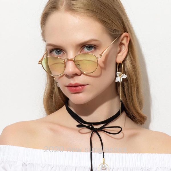 

sunglasses 2021 small round women vintage brand designer hip hop green black sun glasses female eyewear goggles nx1, White;black