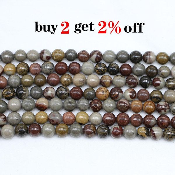 

4 6 8 10 12mm natural stone grass flower jaspers bead round loose spacer beads for jewelry making findings diy bracelet earrings h jlluxm