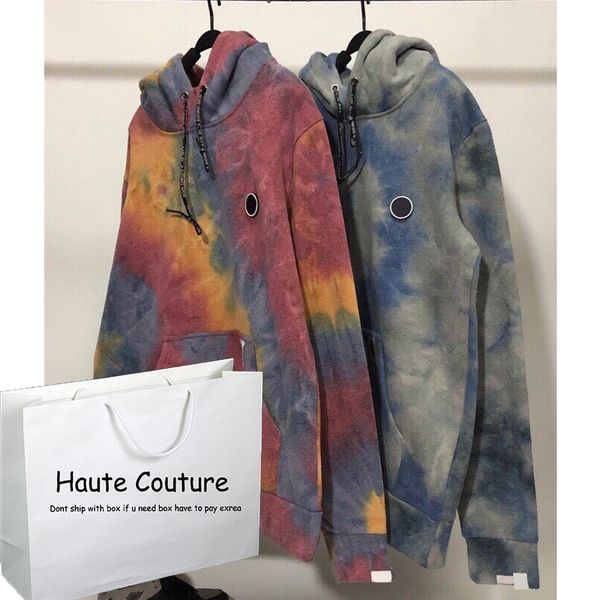 

womens/mens tie dye hoodies fashion boys hiphop streetwear active running sportwear 2020 new clothes 2 colors 2020 new wholesale, Black