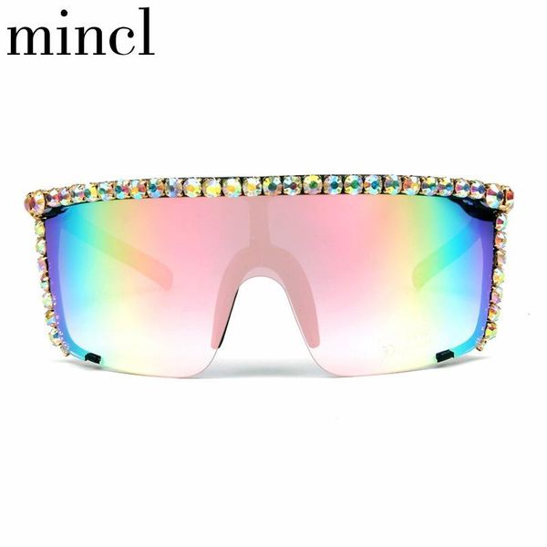 

fashion oversized square sunglasses women 2020 brand designer vintage gradient blue pink sunglasses for women men eyewear nx, White;black