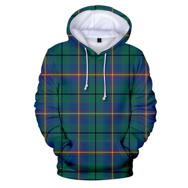 

men's hoodies & sweatshirts lattice 3d children comfort hoodie man women autumn harajuku casual hoody plaid fashion kids sweatshirt, Black