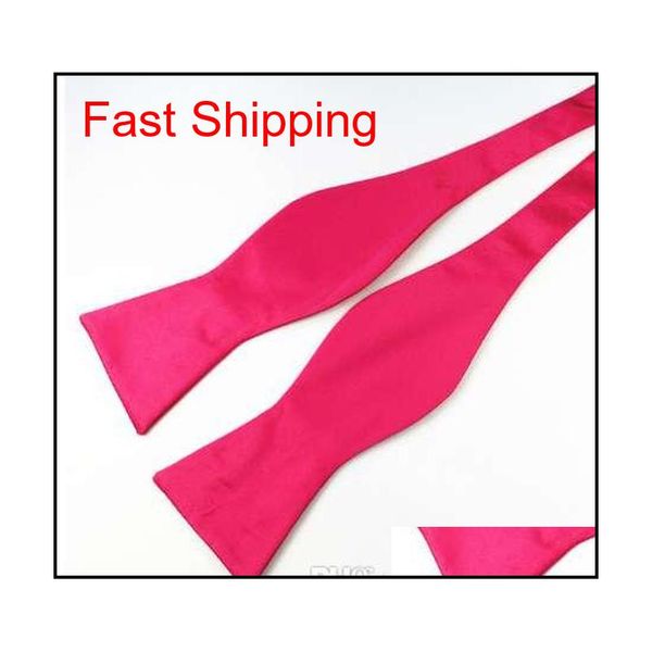 

rbocott bow ties self tie men's fashion solid color bowtie adjustable business wedding papillon for qylzod bdehome, Black;gray
